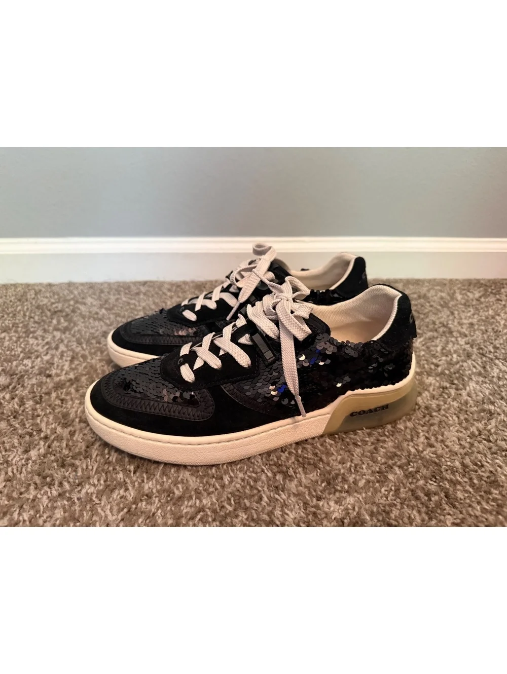 Coach Citysole Court Sequin Sneakers Women’s 8.5
